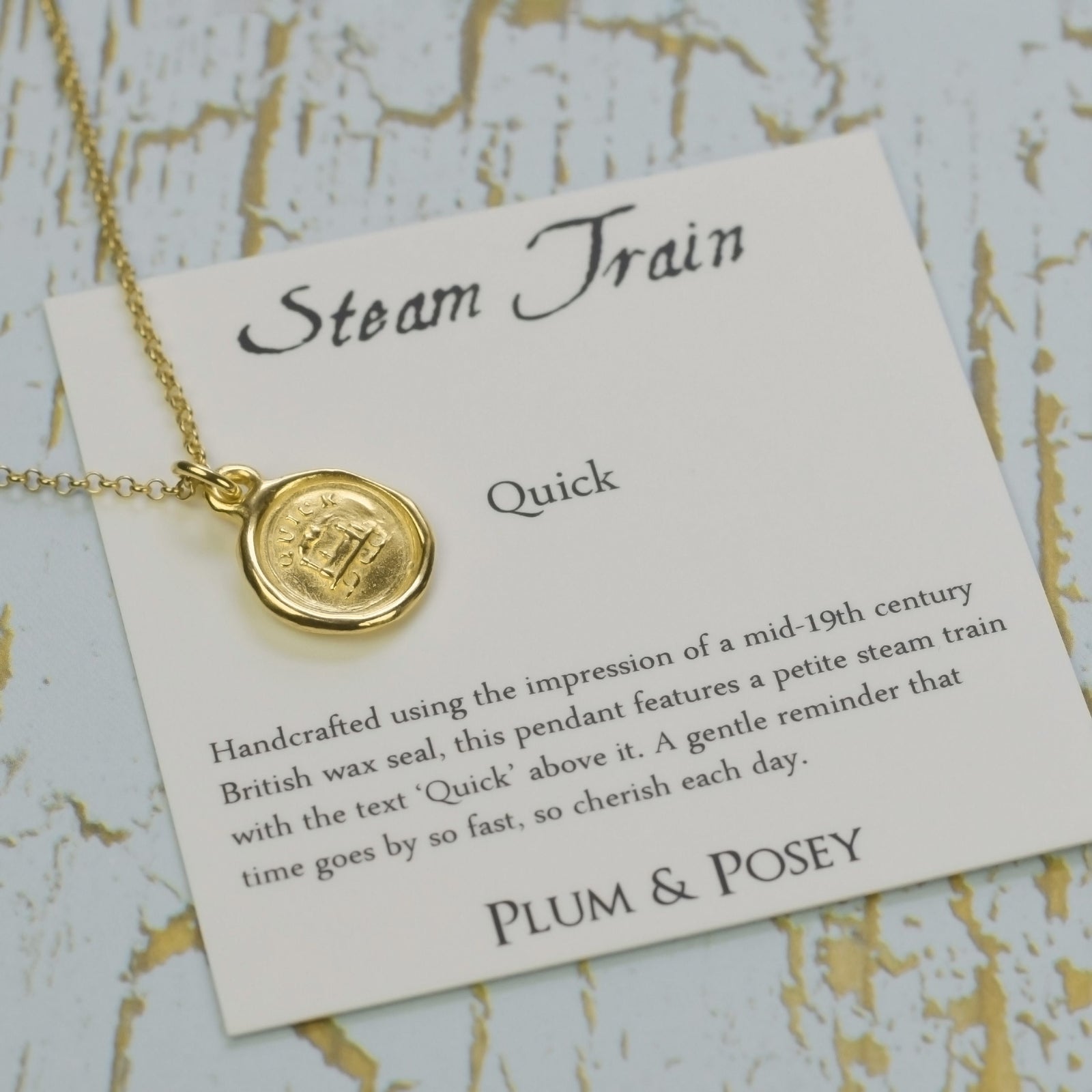 Steam Train - Quick in Gold Vermeil