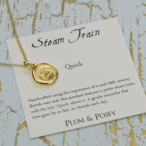 Steam Train - Quick in Gold Vermeil