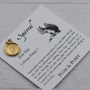 Squirrel - Ever Gay in Gold Vermeil