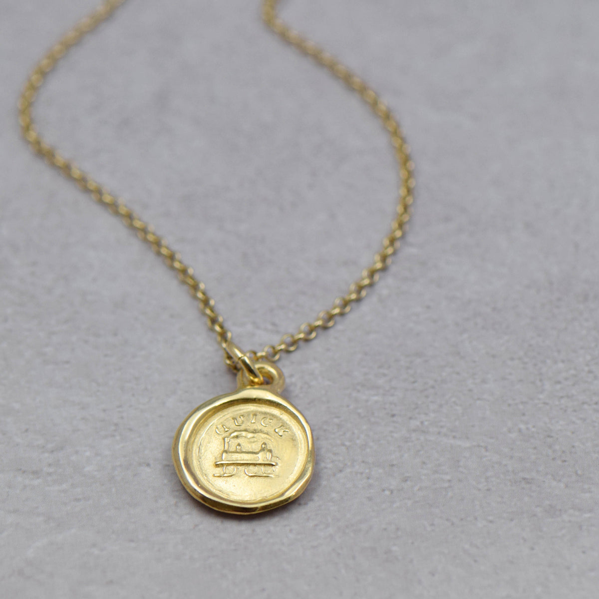 Steam Train - Quick in Gold Vermeil