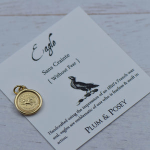 Fearless - Victorian Eagle in Gold Vermeil