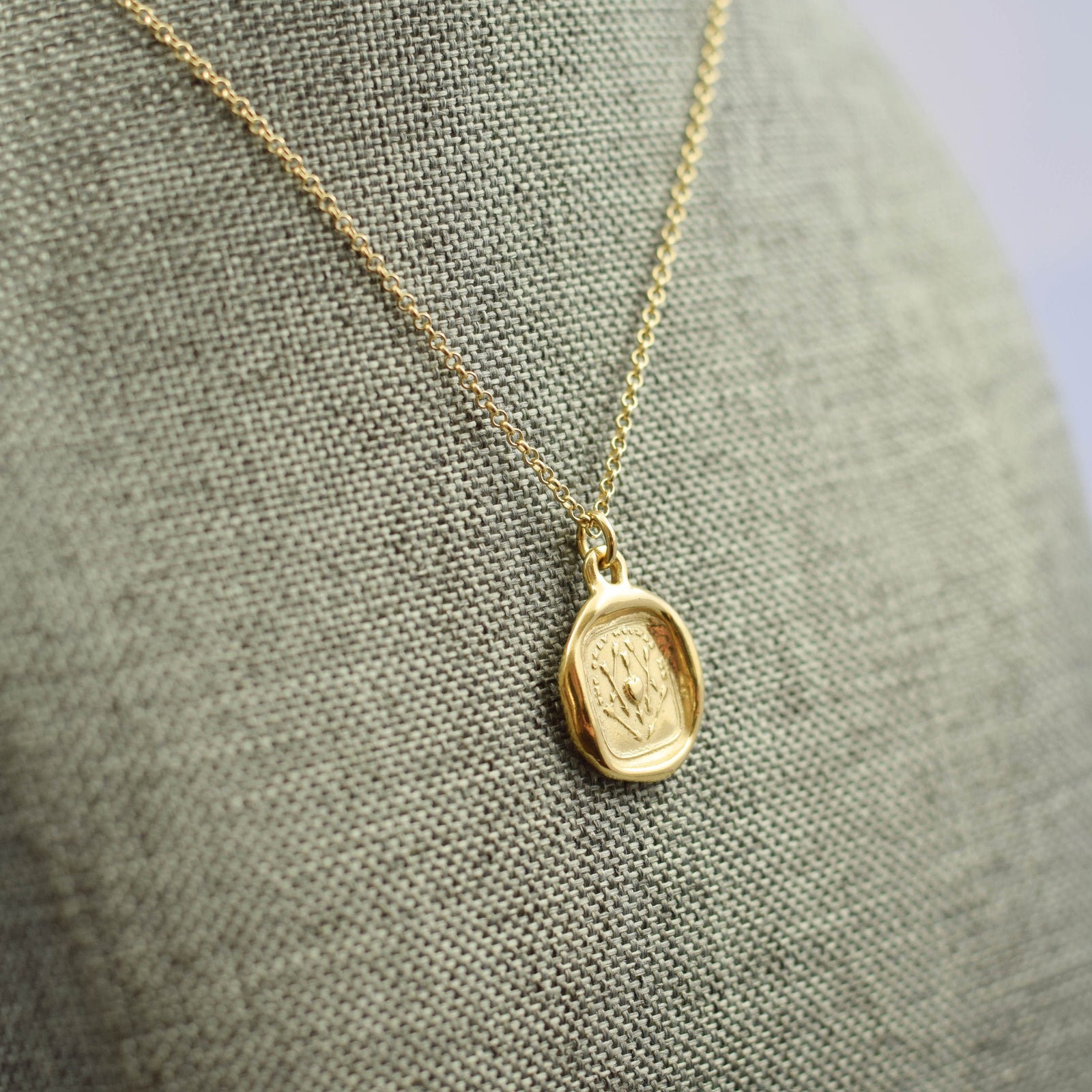 One True Love - One Only Wounds Me in Gold Vermeil