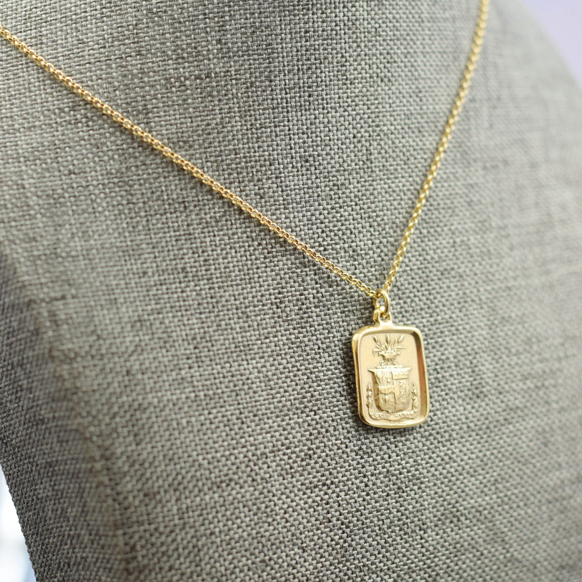 Truth Prevails - Wheat and Crown in Gold Vermeil