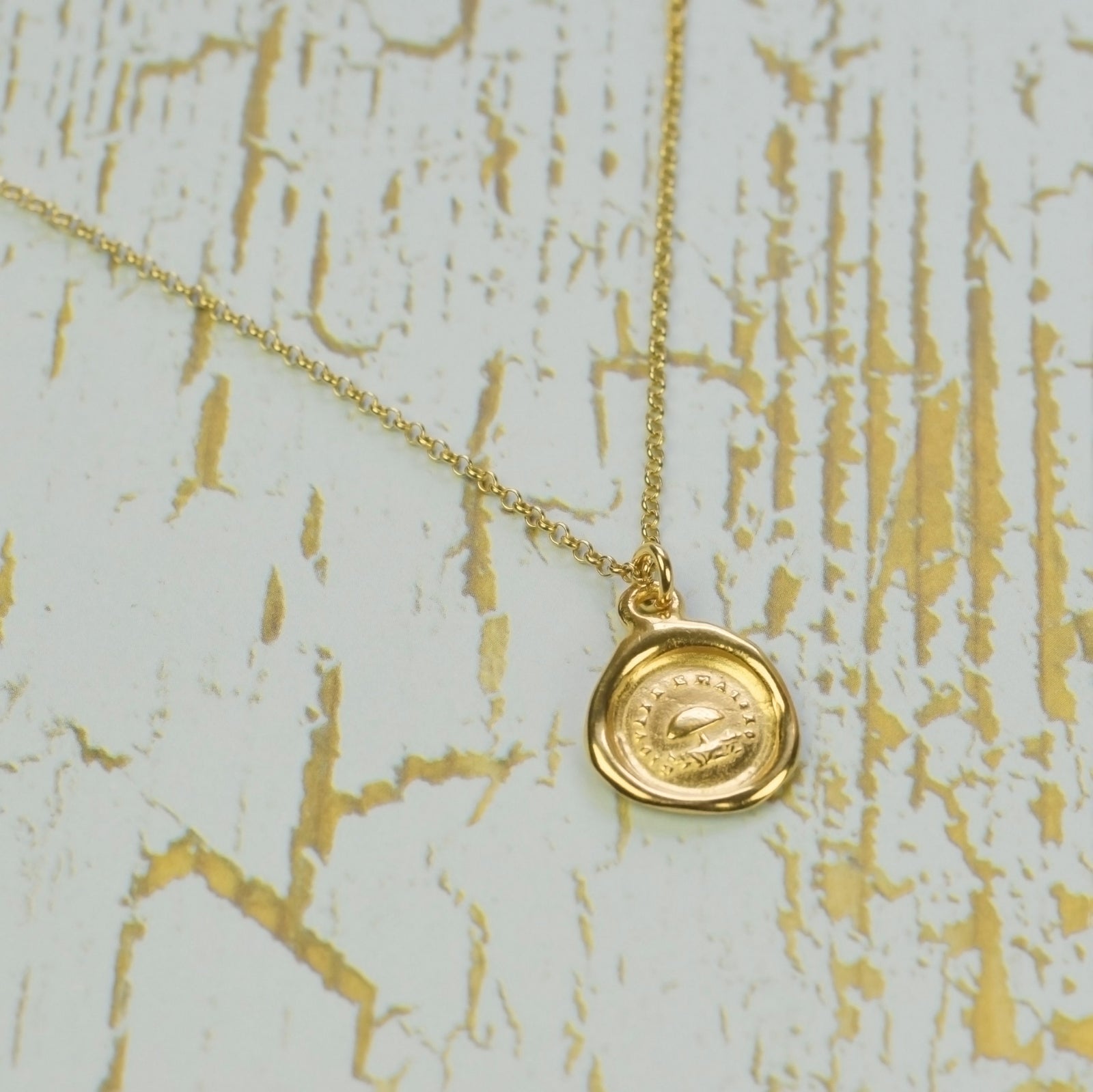 Toadstool - Young but Mature in Gold Vermeil