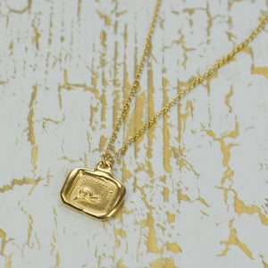 Snail  - Always at Home in Gold Vermeil