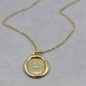 Moon - What is heaven without thee in Gold Vermeil