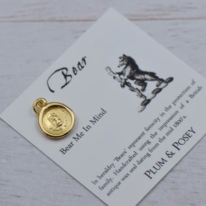 Bear - Bear me in mind in Gold Vermeil