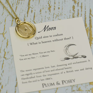 Moon - What is heaven without thee in Gold Vermeil