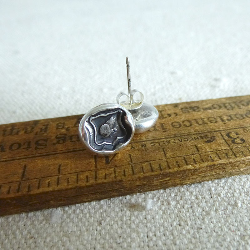 Butterfly Wax Seal Earrings - Psyche Butterfly Jewelry