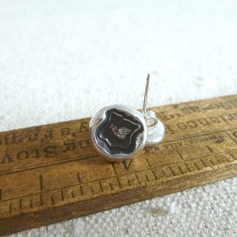 Warrior Wax Seal Earrings