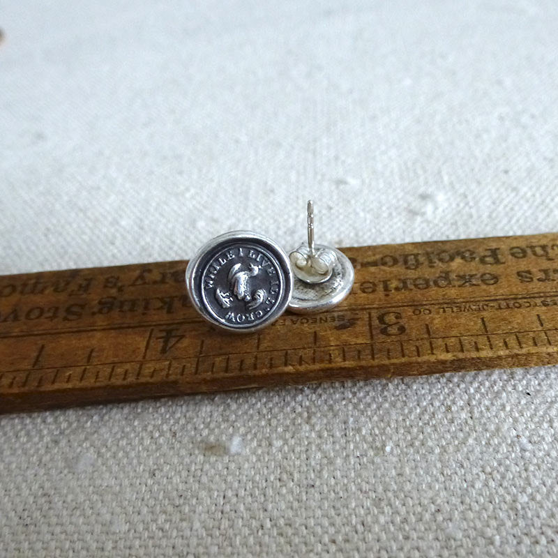 Rooster Wax Seal Earrings