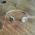 Hope Sustains Me - Anchor Cuff Bangle Bracelet