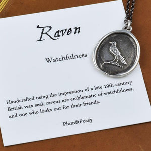 Nevermore Raven Wax Seal Ring